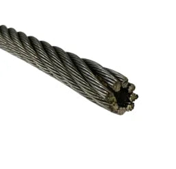Cabo de Aço 1/2” – 8 x 19 Polido
