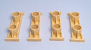 Corrediça 27x33 143mm Central Binóculo Para Guia 9mm