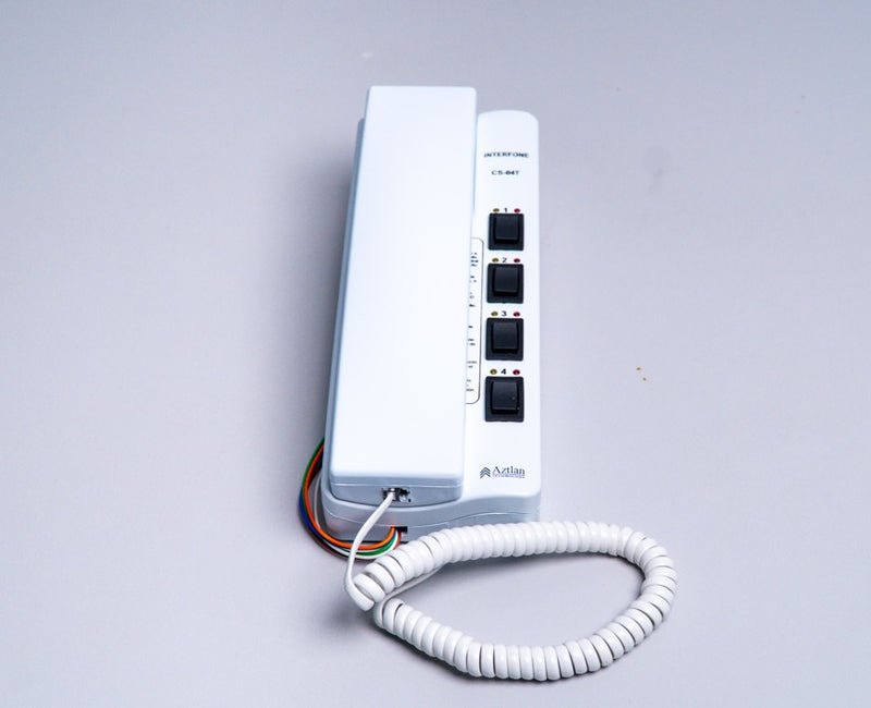 Base Intercomunicador Portaria/Recepção 4 Canais Cs-04T
